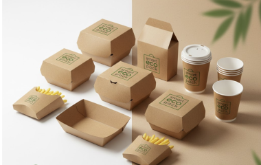 Паперова упаковка для їжі навинос від СмартЕкоПак
