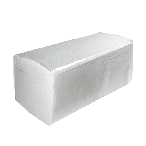 Паперові рушники білі 2-х шарові, V-складання 210*200 мм, 150 шт/уп