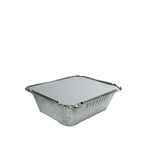 Кришка (картон/фольга) до контейнеру R46L 145*120 мм (100 шт/уп)