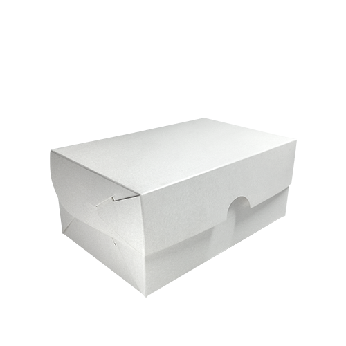 Коробка 180*120*80 мм самозбірна, біла (100/500)