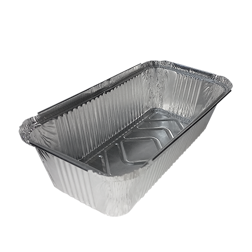 Контейнер з алюмінієвої фольги прямокутний R14L 218*113*55 мм (1000мл), 100 шт/уп