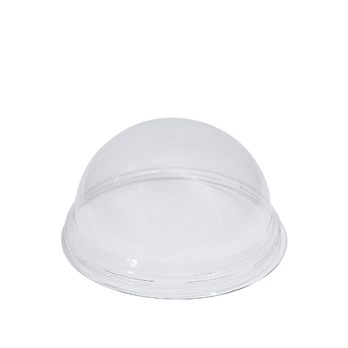 Кришка купол PET Ø 95 мм без отвору / (100/1000)