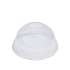 Крышка купол PET 95 мм с отверстием