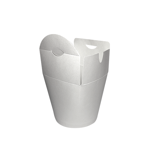 Коробка для локшини 500 мл 1РЕ  90 мм / h 90 мм, біла