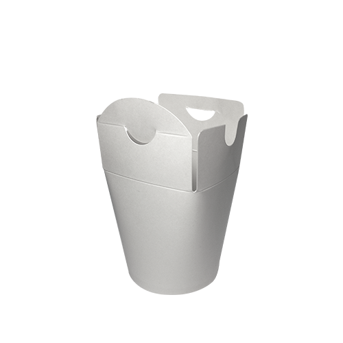 Коробка для локшини 500 мл  2РЕ  82 мм / h 90 мм, біла