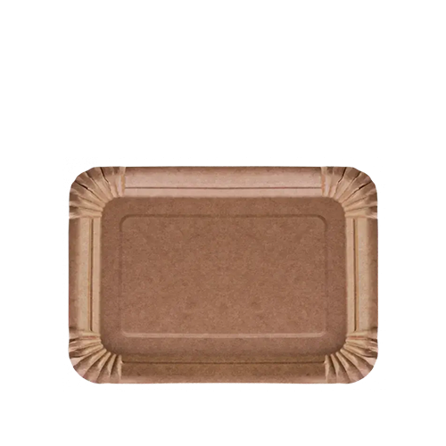 Тарілка KRAFT прямокутна 15*22  з ламинацією